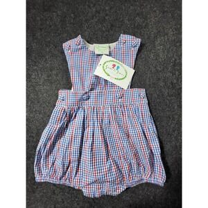 Grace and James Patriotic Romper Infant 3 Month  Bespoke Posh Baby Clothing